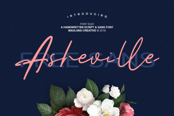 Asheville Duo Font for Creative Projects