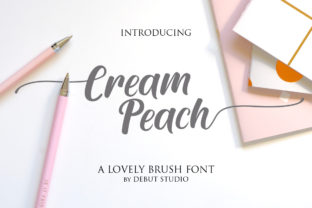 Cream Peach Font for Creative Makers