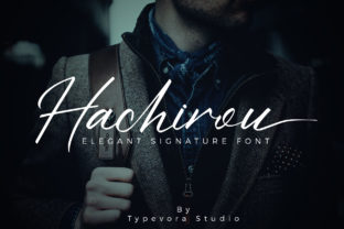 Hachirou: A Bold Script for Editorial Design
