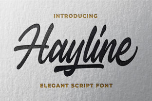 Hayline: A Bold Script Font for Creative Projects