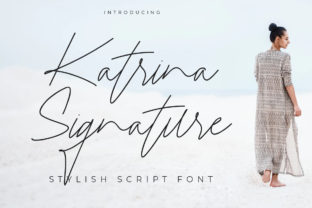 Katrina Signature: A Handwritten Font for Creative Campaigns