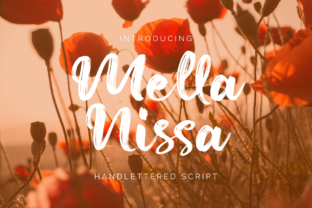 Mella Nissa Font: Elegant Script for Editorial Design
