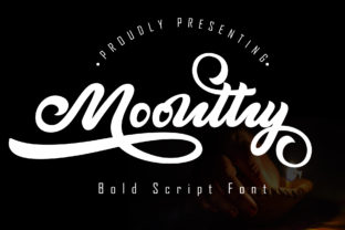 Moonthy: A Elegant Script Font