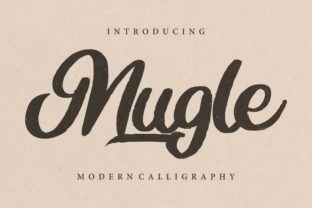 Mugle: Elegant Script Font for Crafters