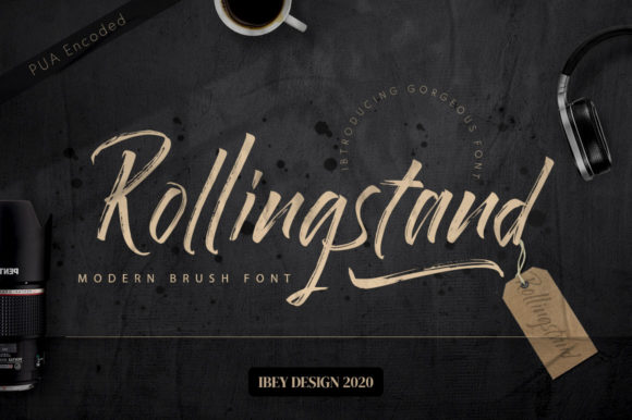Rollingstand Font for Creative Projects