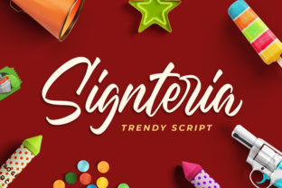 Signteria: A Creative Script Font