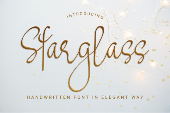 Starglass: A Sweet Script Font for Business