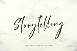 Storytelling Font: Elegant Script for Makers