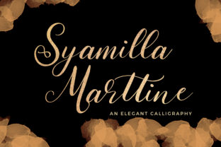 Syamilla Marttine: A Stylish Script Font