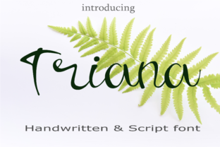 Triana: A Handwritten Font for Creative Marketing