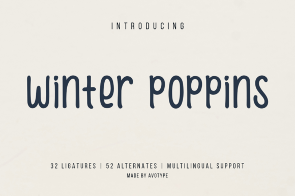 Winter Poppins: A Friendly Font for Web Design